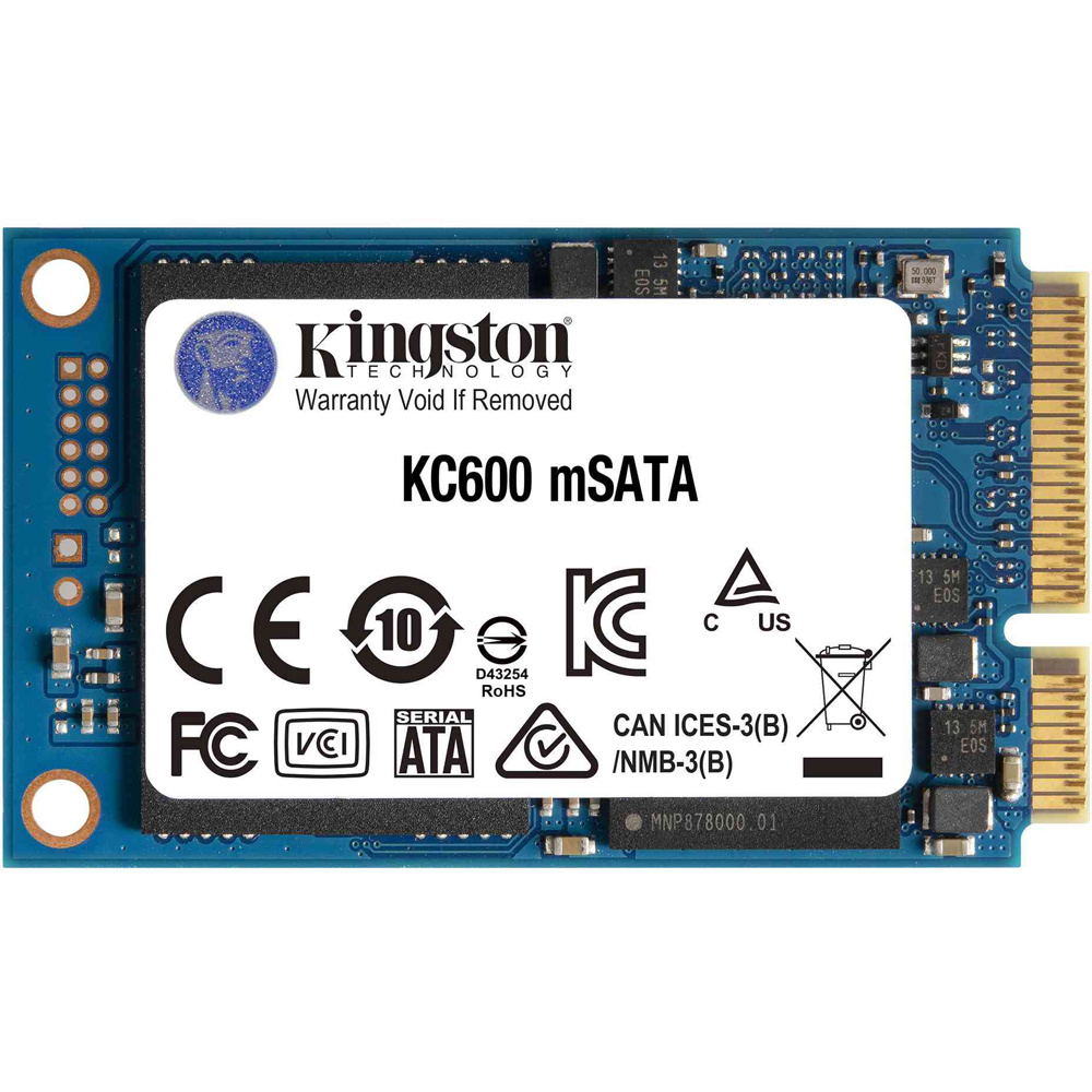 512GB Kingston SSDNow KC600 SKC600MS/512G - mSATA mSATA SSD 