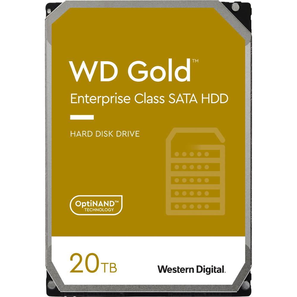 20TB WD Western Digital WD Gold 20TB WD202KRYZ Festplatte 