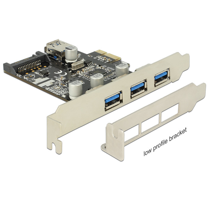 Delock PCI Express Karte > 3 x extern USB 3.0 