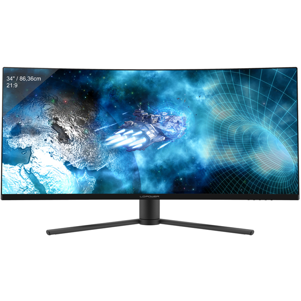 86,40cm (34,0") LC Power LC-M34-UWQHD-144-C-V2 curved Monitor 