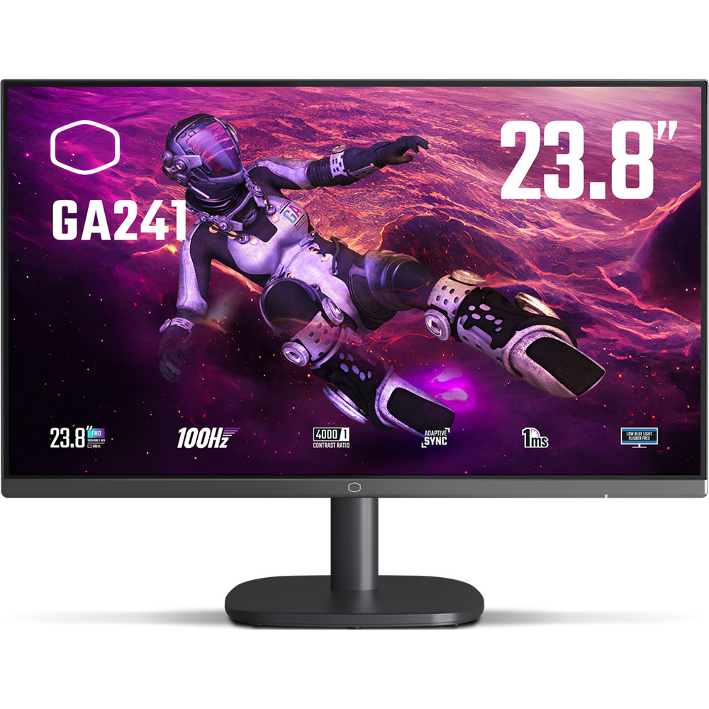 60,45 cm (23,8 Zoll) Cooler Master GA241 CMI-GA241-EU Full HD Monitor - B-Ware 