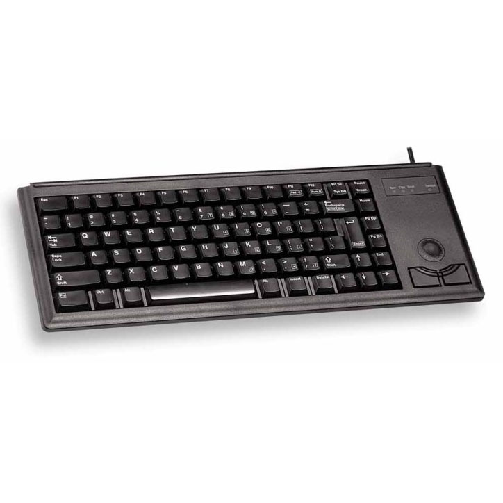Cherry G84-4400LPBDE-2 Tastatur mit Trackball (PS/2) 