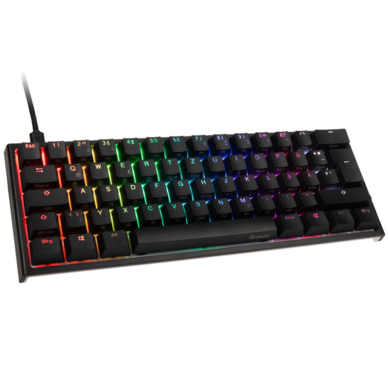 Ducky ONE 2 Mini RGB Gaming Tastatur - Cherry MX-Speed-Silver 