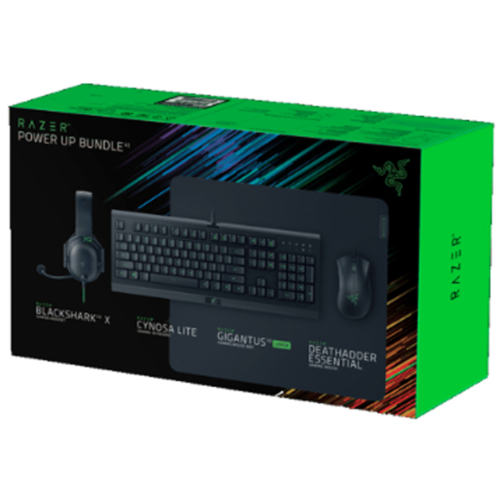 Razer "Power Up" Bundle V2 - 4-in-1 Gaming Set mit Tastatur, Maus, Headset und Mauspad 