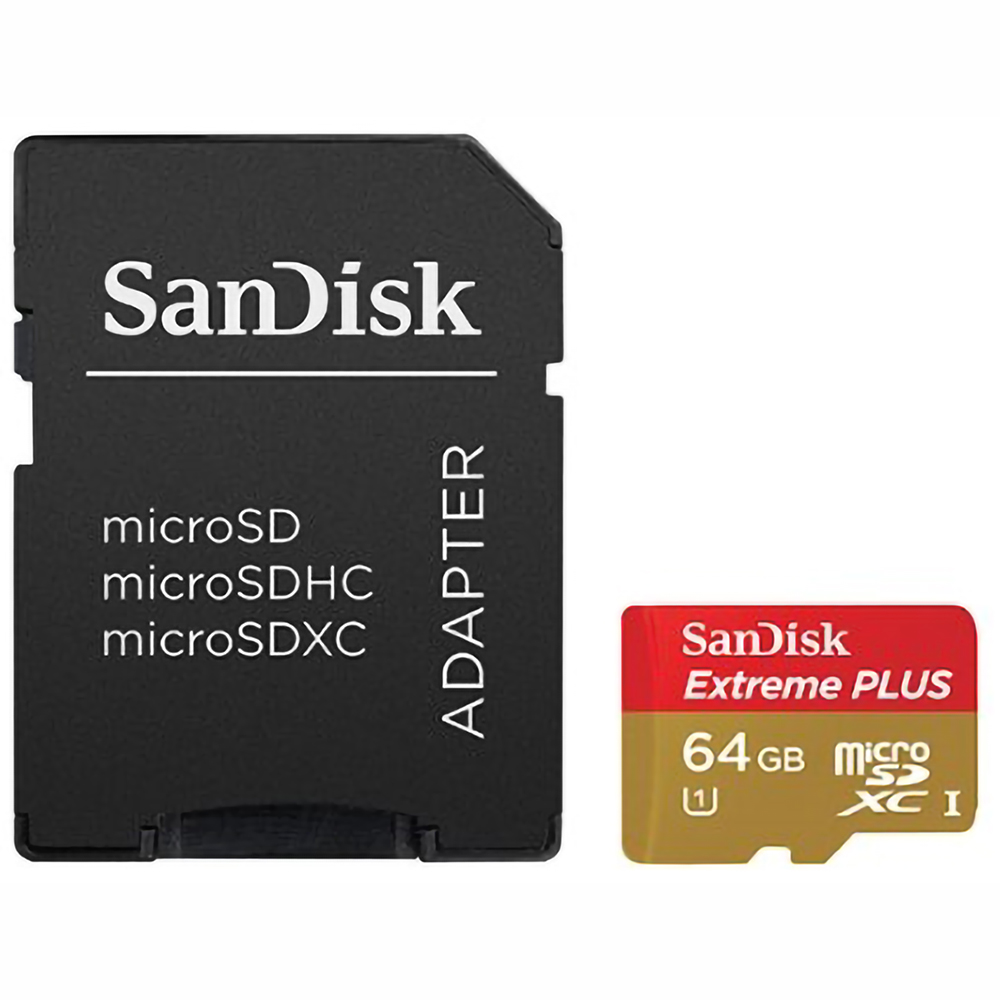 64GB SanDisk Extreme PLUS microSDXC 
