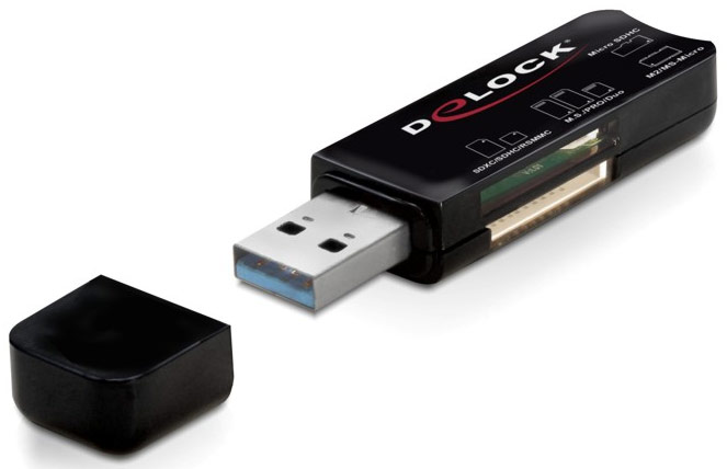 Delock USB 3.0 Card Reader 3 Slot 40 in 1 