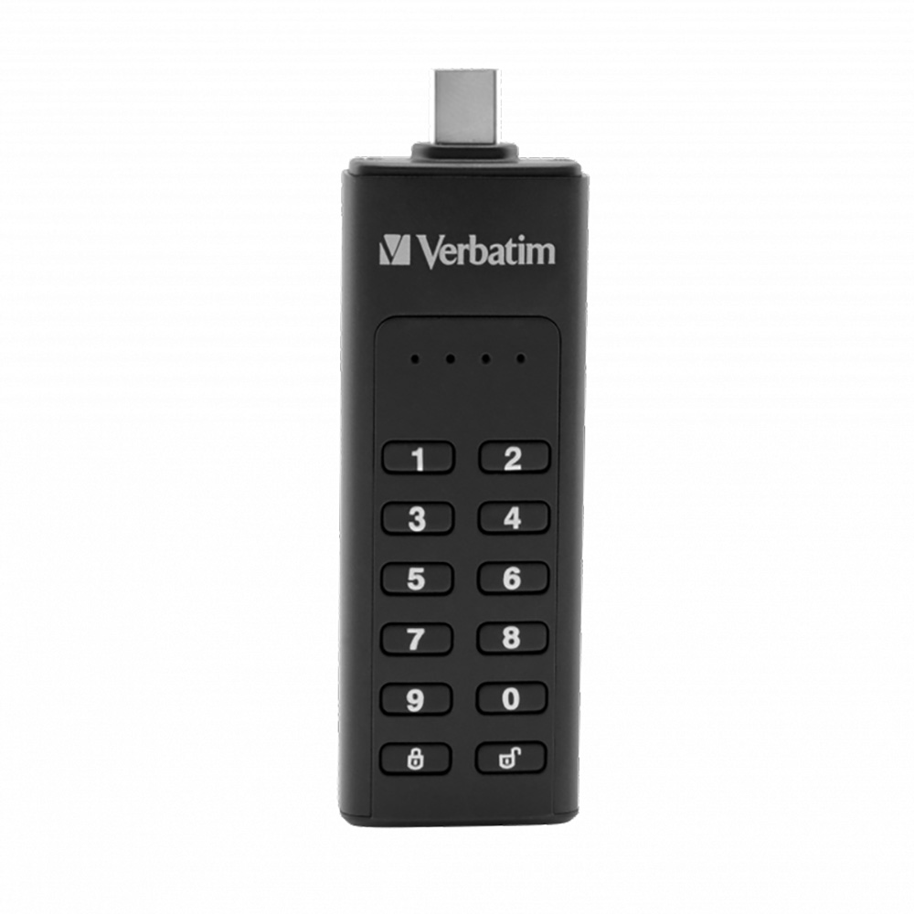 32GB Verbatim Keypad Secure USB 3.1 Typ-C Speicherstick 
