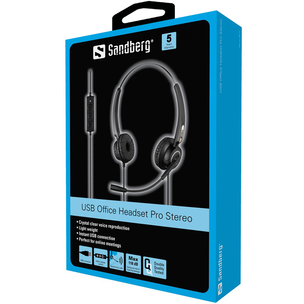 Sandberg 126-13 USB Office Headset Pro Stereo 