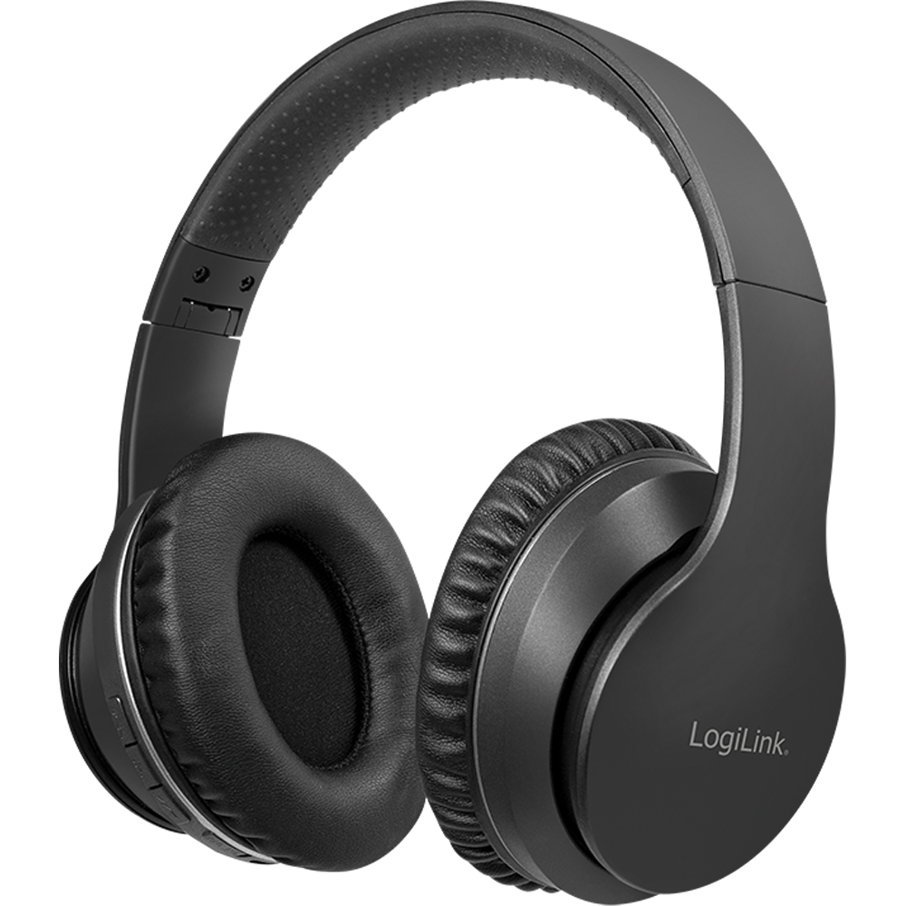 LogiLink Bluetooth Active-Noise-Cancelling-Headset Schwarz 