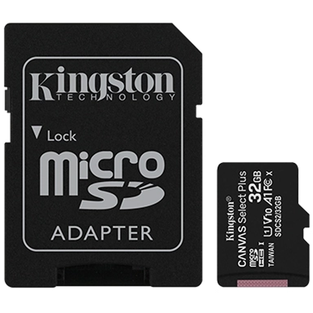 32GB Kingston Canvas Select Plus R100 microSDHC Speicherkarte 