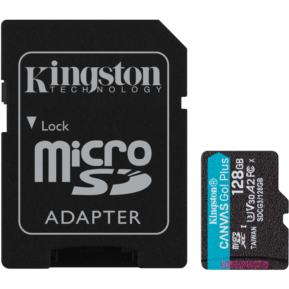 128GB Kingston Canvas Go! Plus microSDXC Speicherkarte 