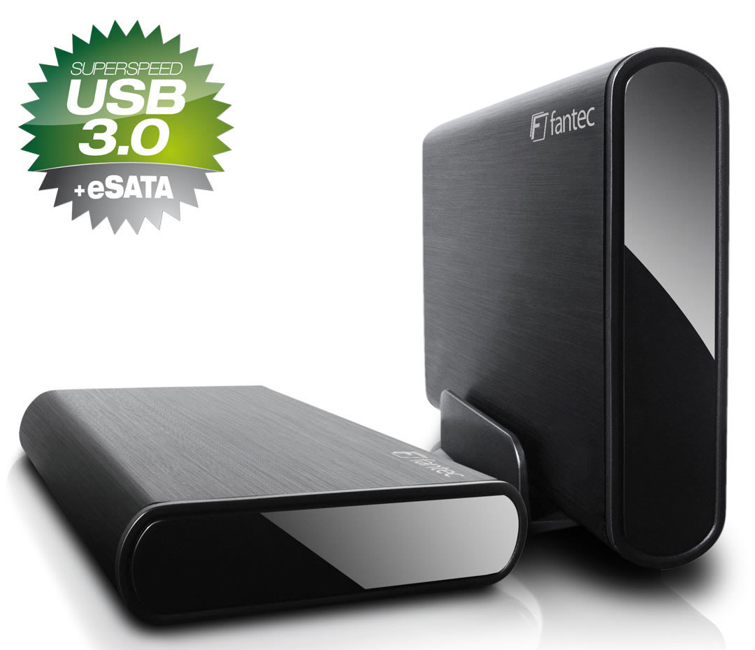Fantec DB-ALU3e 3.5" USB 3.0 & eSATA Festplattengehäuse 