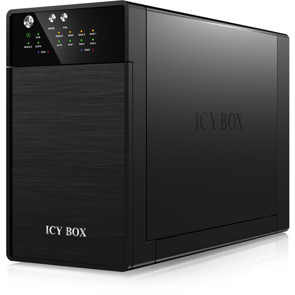 RaidSonic Icy Box IB-RD3620SU3 - 2x 3,5" - USB 3.0 + eSATA 