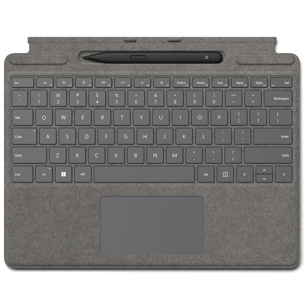 Microsoft Surface Pro Signature Keyboard Platin Slim Pen 2 Bundle 