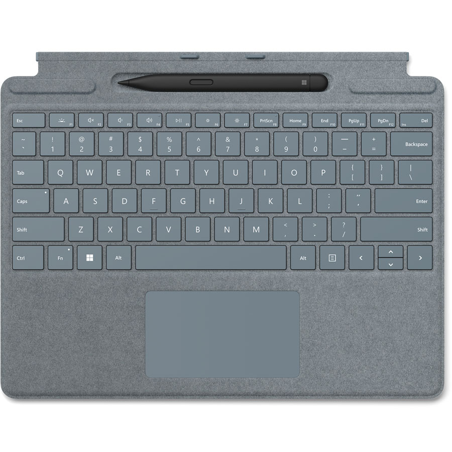 Microsoft Surface Pro Signature Keyboard Eisblau Slim Pen 2 Bundle 