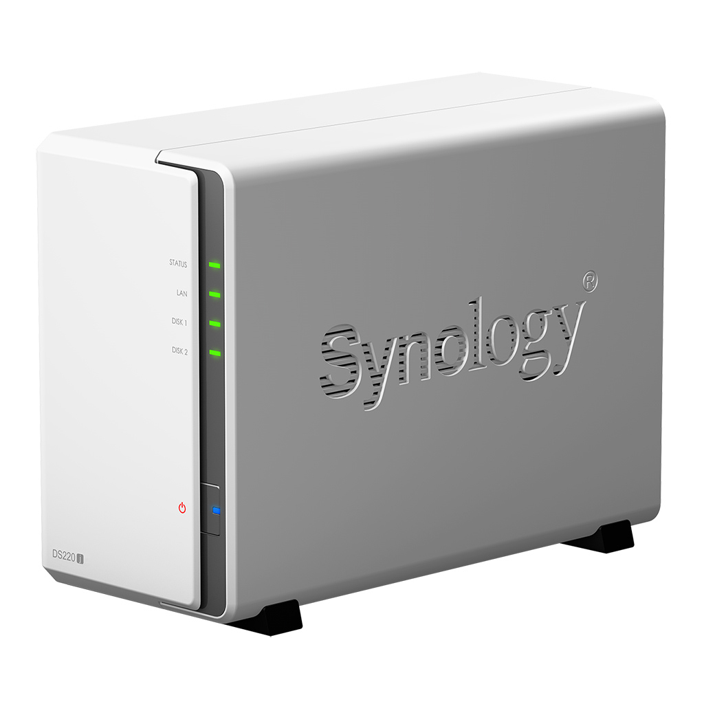 2-Bay Synology DiskStation DS220j NAS + 2x 4TB Seagate Ironwolf NAS 