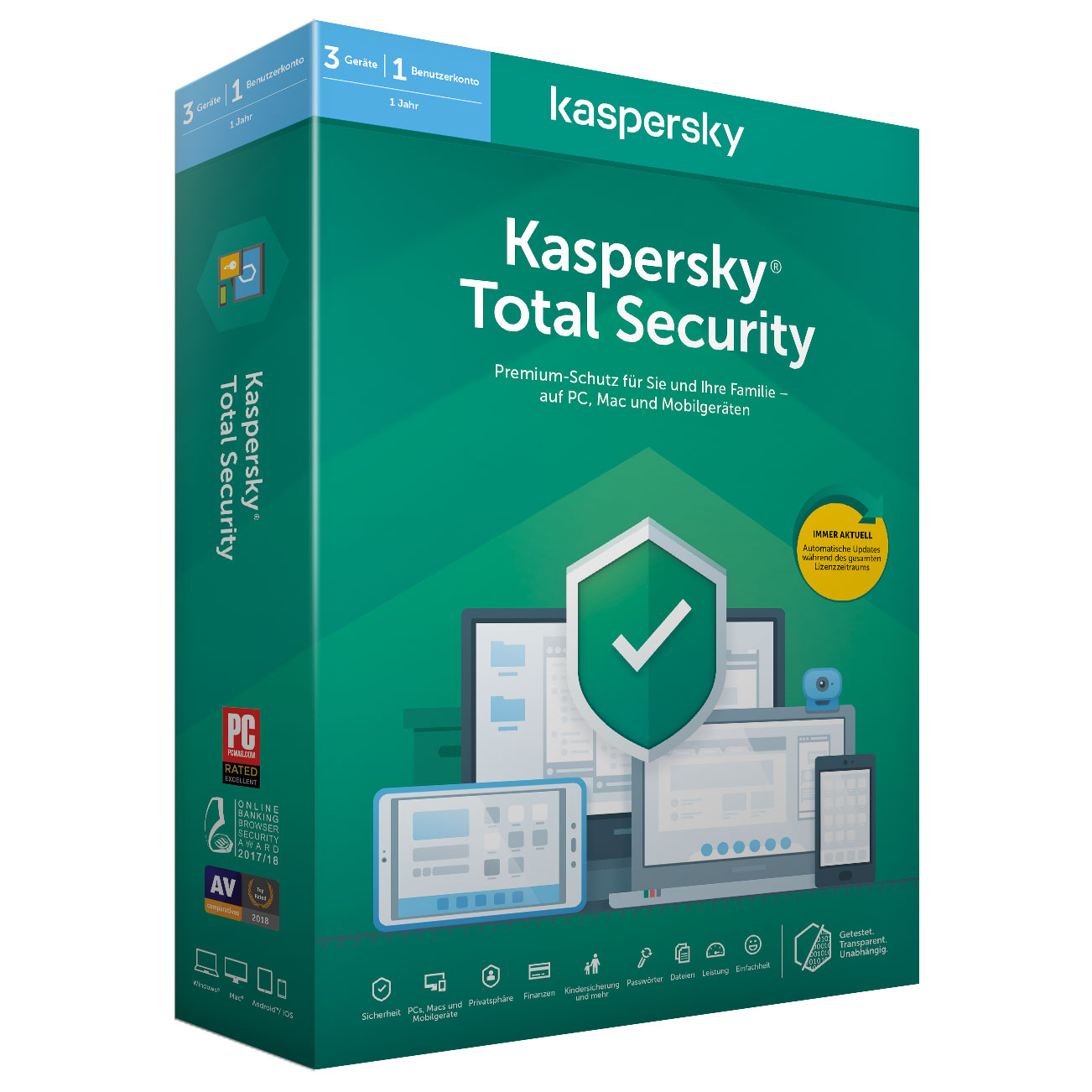 Kaspersky Total Security - 3 Benutzer 