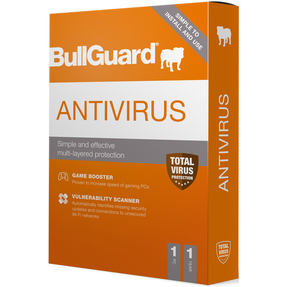 BullGuard Antivirus 2021 - 1 Gerät - 1 Jahr 