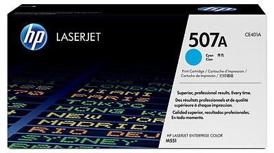 Hewlett Packard 507A Toner Cyan 