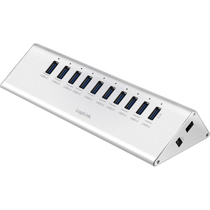 Logilink ® USB 3.0 Super Speed Hub 10-Port + 1x Schnell-Ladeport | 04052792033700 Logilink ® USB 3.0 Super Speed Hub 10-Port + 1x Schnell-Ladeport | 04052792033700