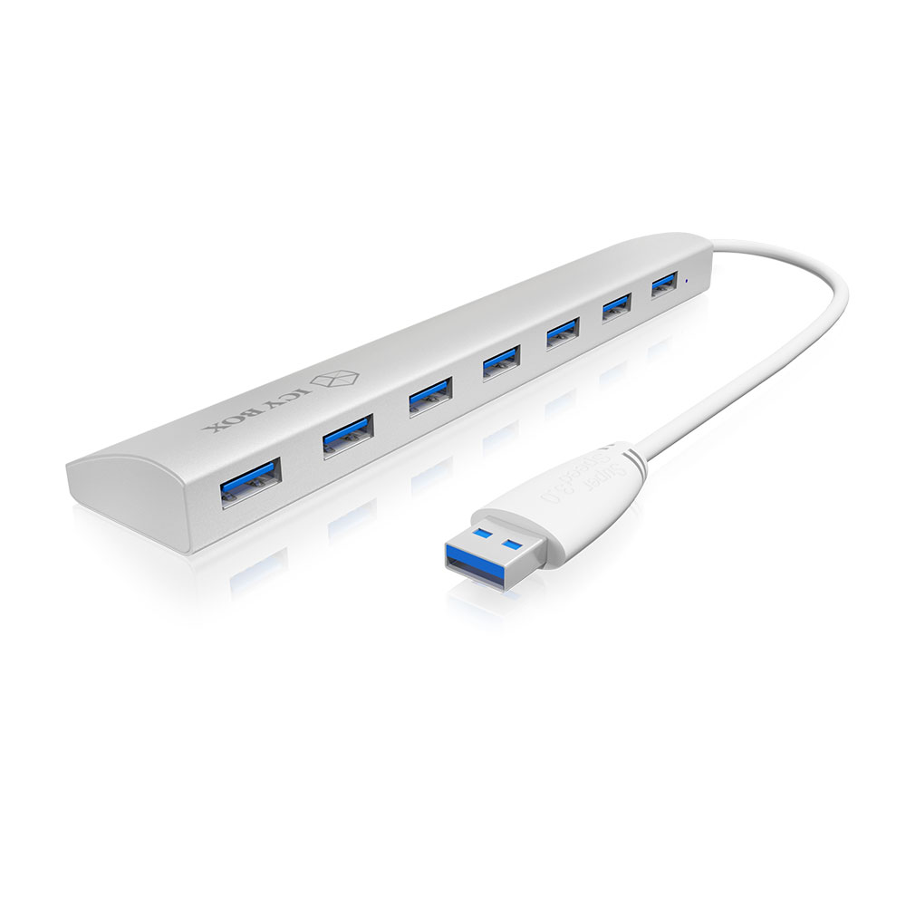 Raidsonic Icy Box IB-AC6701 7 Port USB 3.0 Hub | 04250078160618 Raidsonic Icy Box IB-AC6701 7 Port USB 3.0 Hub | 04250078160618