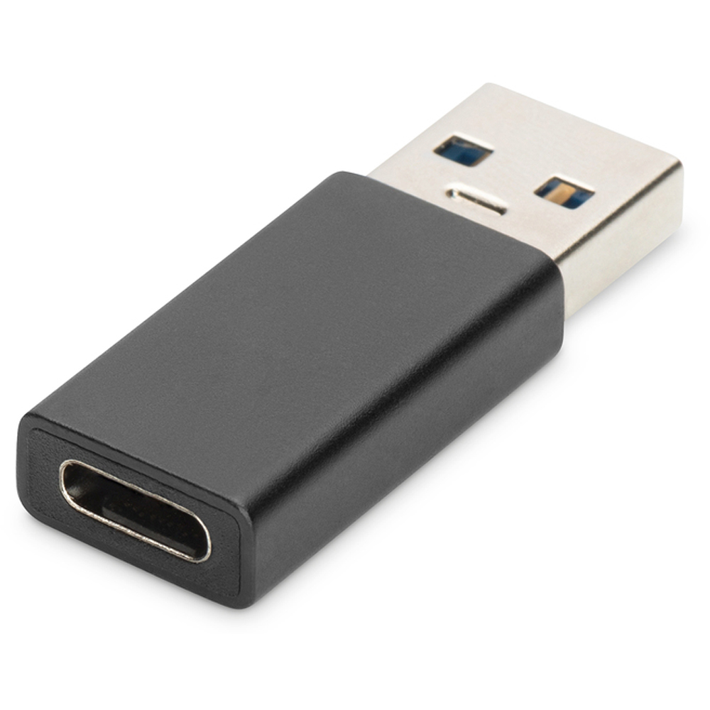 Digitus Adapter USB-C 3.0 Buchse auf USB-A 3.0 Stecker | 04016032467410 Digitus Adapter USB-C 3.0 Buchse auf USB-A 3.0 Stecker | 04016032467410