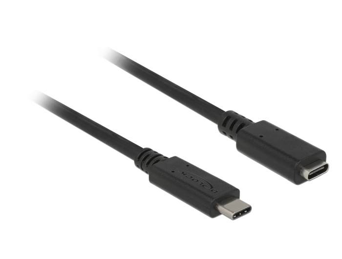 Delock 1m USB 3.1 Typ-C Verlängerung Stecker/Buchse | 04043619855339 Delock 1m USB 3.1 Typ-C Verlängerung Stecker/Buchse | 04043619855339