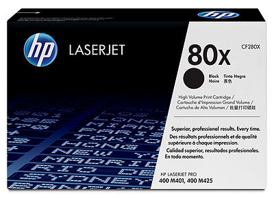 Hewlett Packard 80x (CF280X) Toner Schwarz 