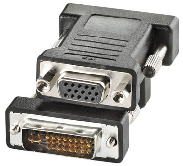 Adapter DVI Stecker auf VGA Buchse 