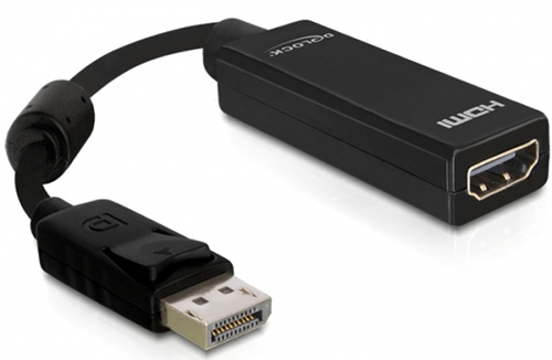 Delock Adapter Displayport 1.1 Stecker auf HDMI Buchse Passiv | 04043619618491 Delock Adapter Displayport 1.1 Stecker auf HDMI Buchse Passiv | 04043619618491