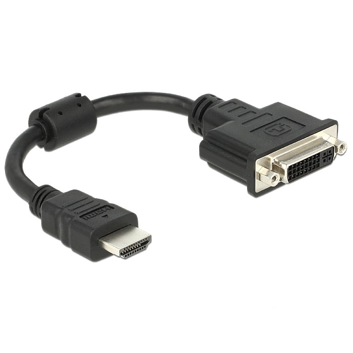 Adapter HDMI Stecker auf DVI-D 24 + 5pin Buchse 
