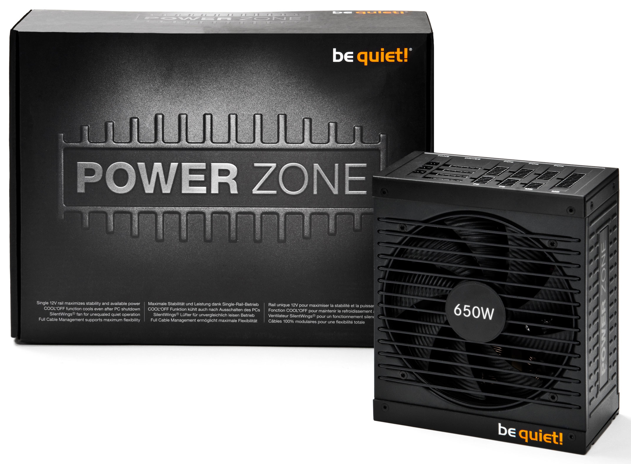 650W be quiet! 650W Power Zone BN210 Netzteil 