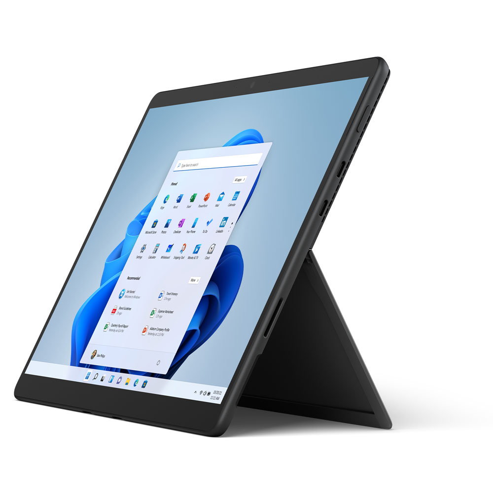 Microsoft Surface Pro 8 - 13 Zoll 256GB Windows 10 Pro Tablet in schwarz (Graphit) 