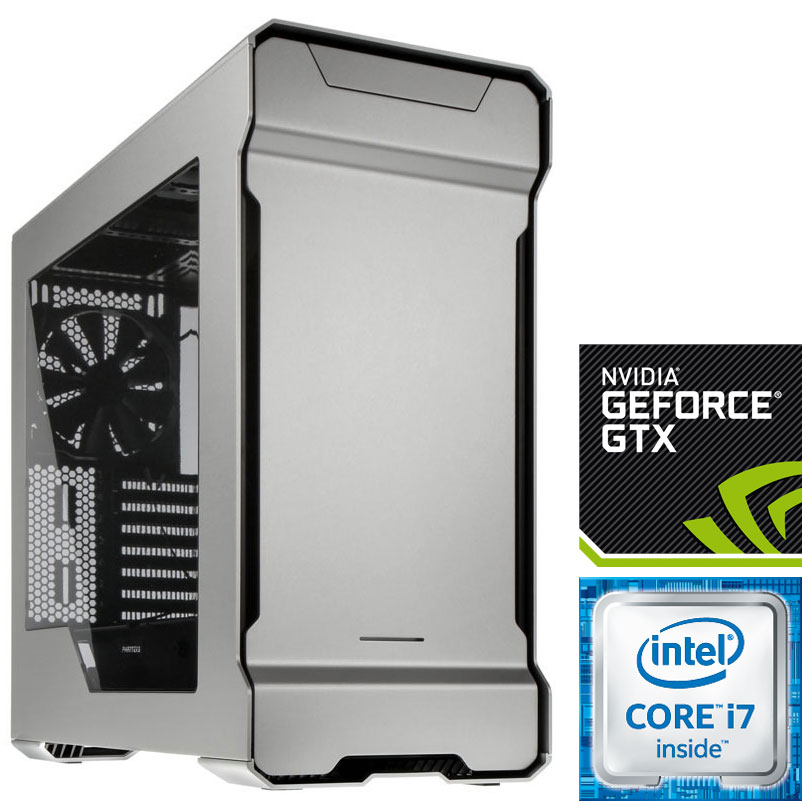 ARLT Gamer BTO SSD / Intel Core i7 / 32GB / GTX1080 / Silber 