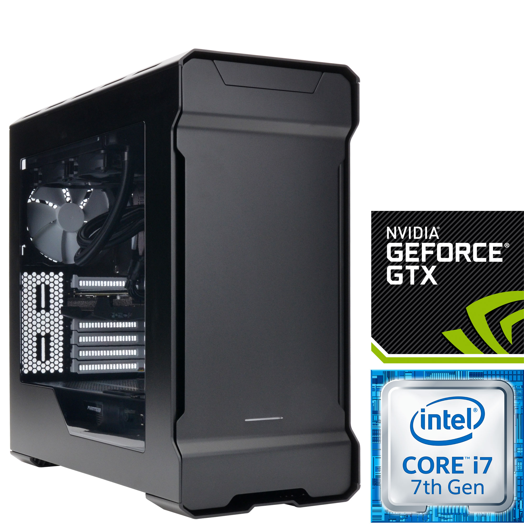 ARLT Gamer BTO SSD / Intel Core i7 / 32GB / GTX1080 / Schwarz 