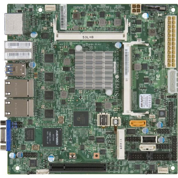 Supermicro X11SBA-LN4F - retail - Mini-ITX Mainboard 