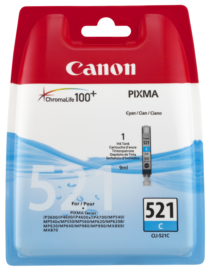 Canon CLI-521C Tintenpatrone Cyan 