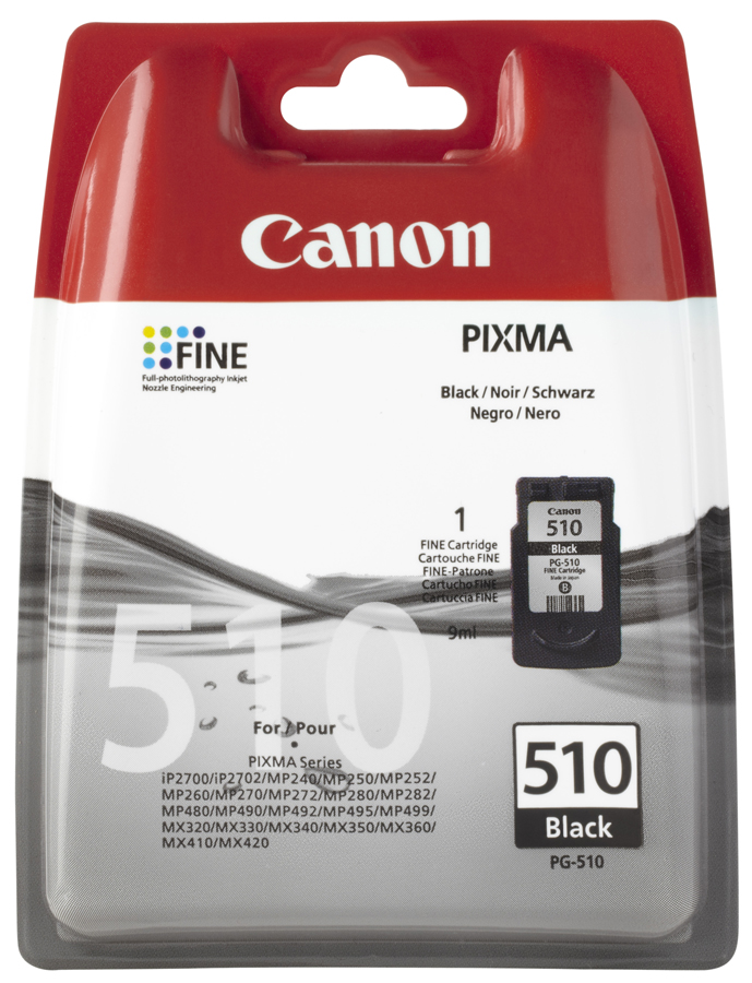 Canon PG-510BK Tintenpatrone Schwarz 