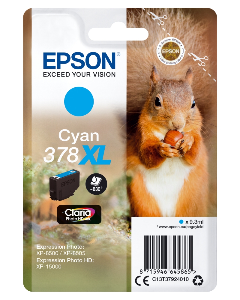 Epson Tinte 378XL cyan 