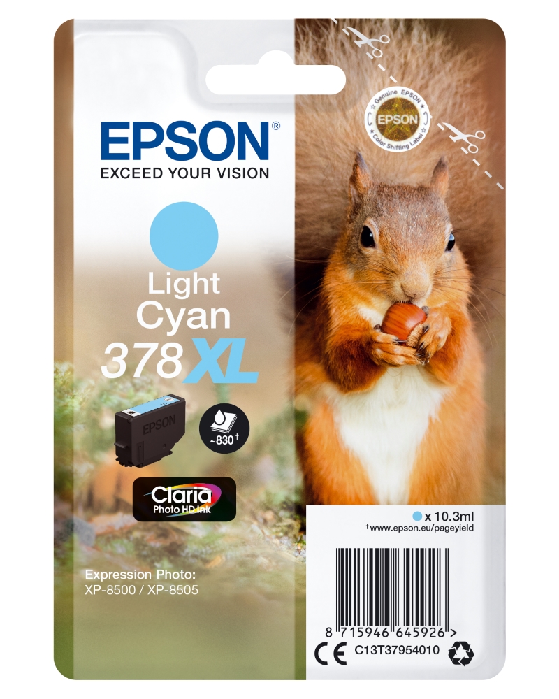 Epson Tinte 378XL light cyan 