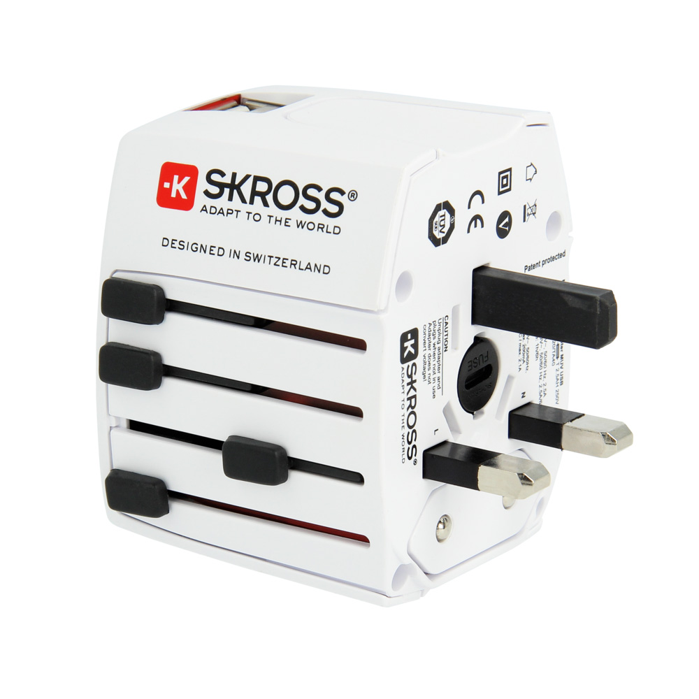 Skross World Travel Adapter MUV USB 