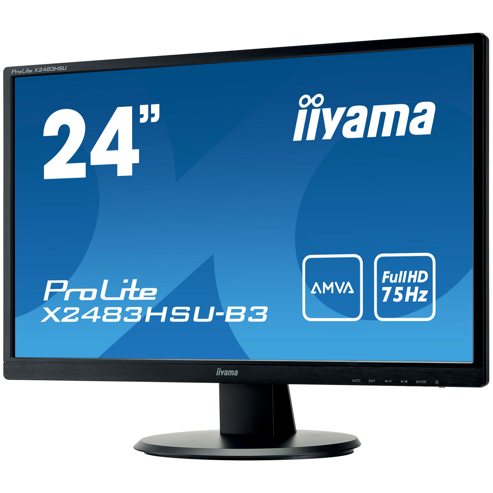 Iiyama 60,50cm (23,8″)  ProLite X2483HSU-B3 Monitor | 04948570115655