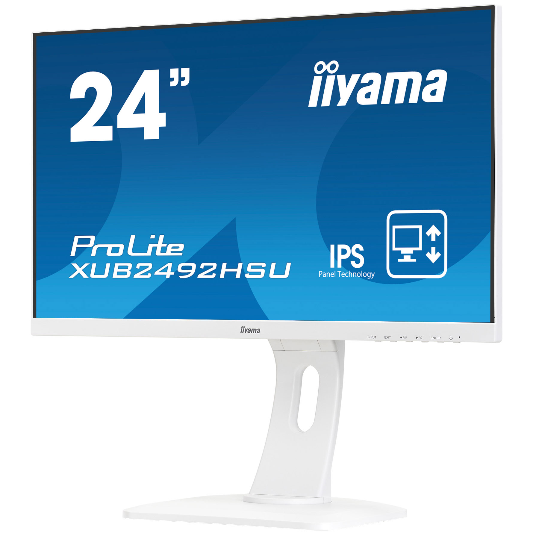 60,50cm (23,8") Iiyama ProLite XUB2492HSU-W1 FullHD Monitor (weiß) 