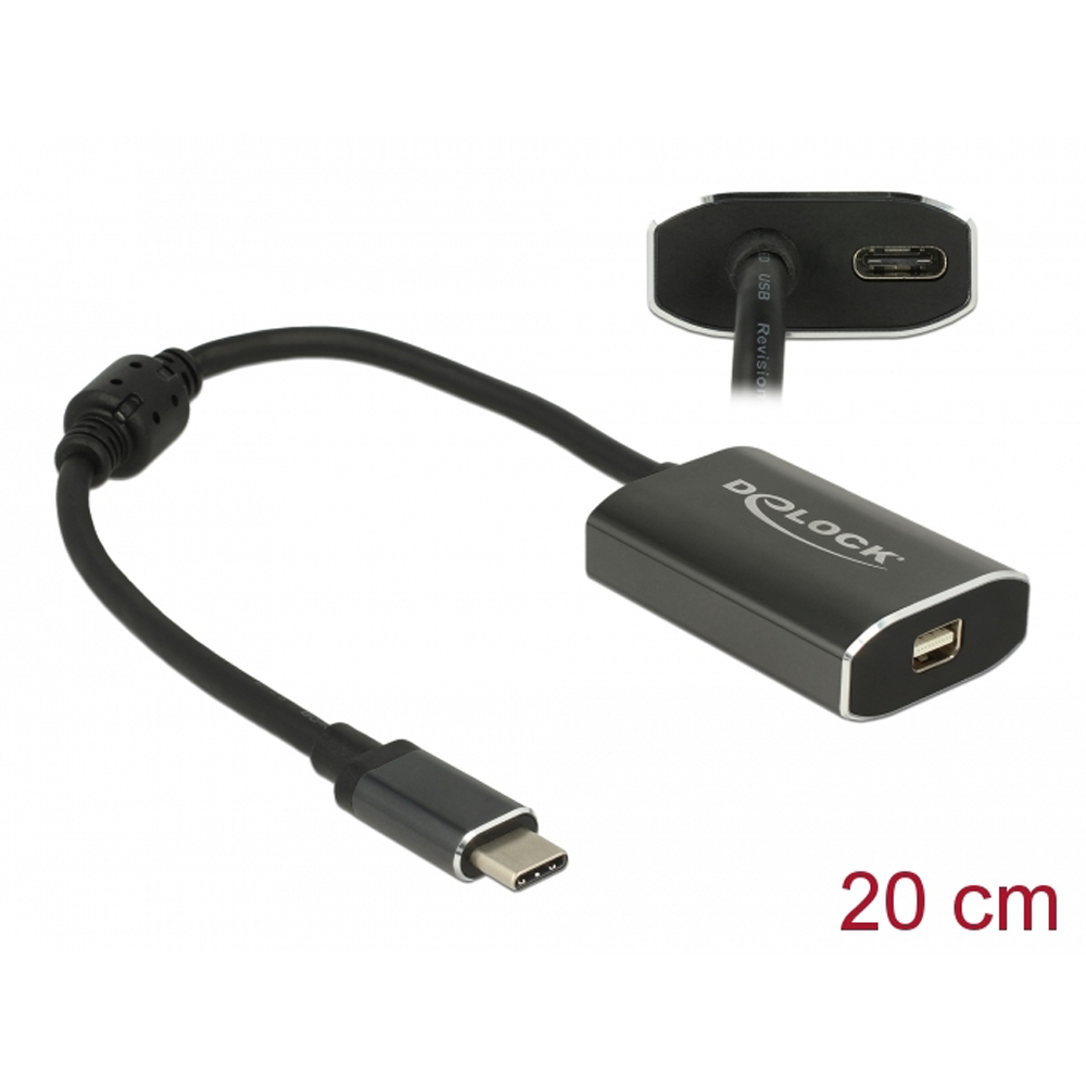 Delock Adapter USB-C Stecker auf mini DisplayPort Buchse (DP ALT Mode) | 04043619629909 Delock Adapter USB-C Stecker auf mini DisplayPort Buchse (DP ALT Mode) | 04043619629909