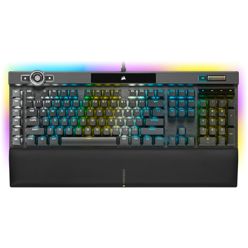 Corsair Gaming K100 RGB - Cherry MX-Speed-Silver-RGB 