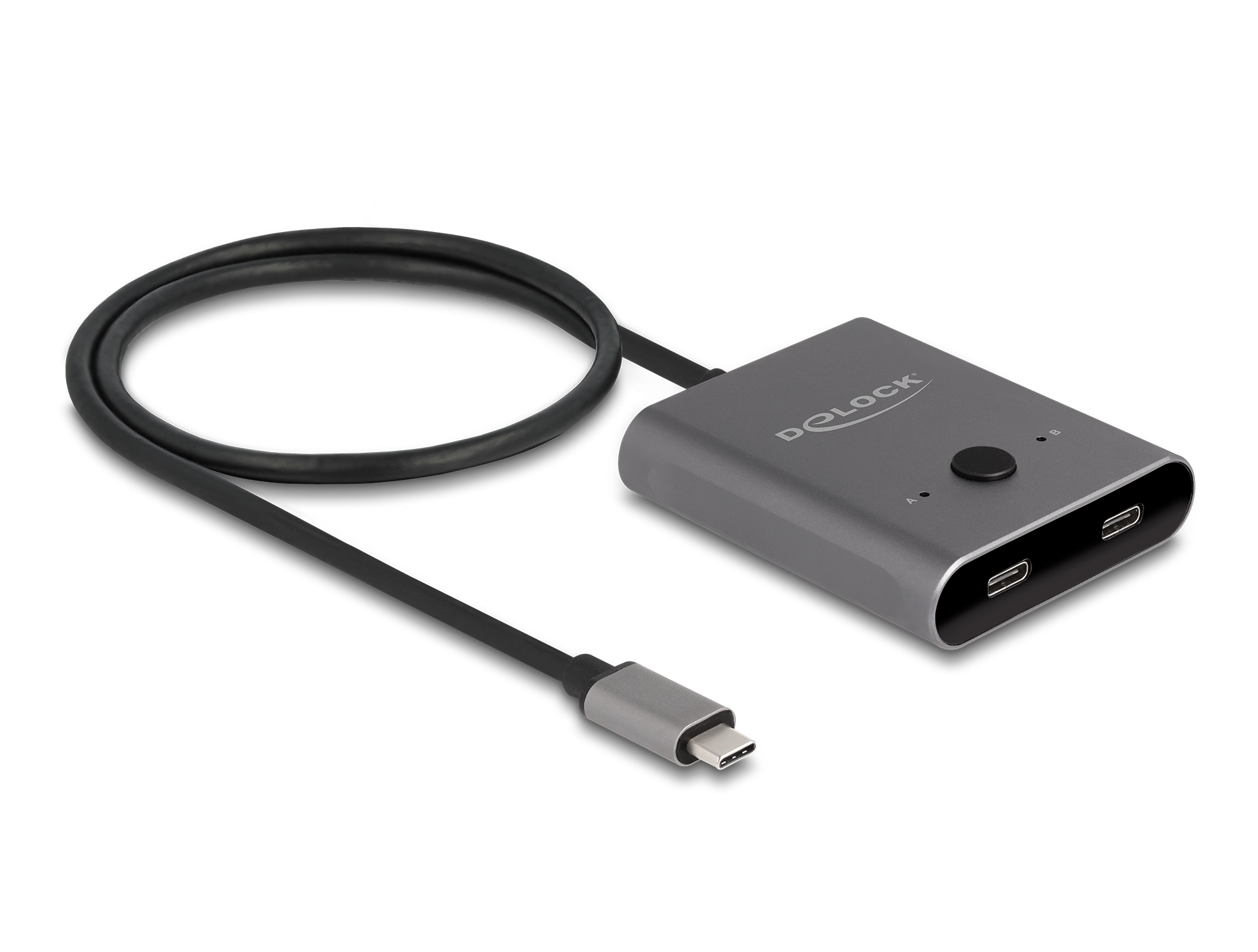 Delock USB 10 Gbps USB Type-C™ Switch 2 auf 1 bidirektional 8K 