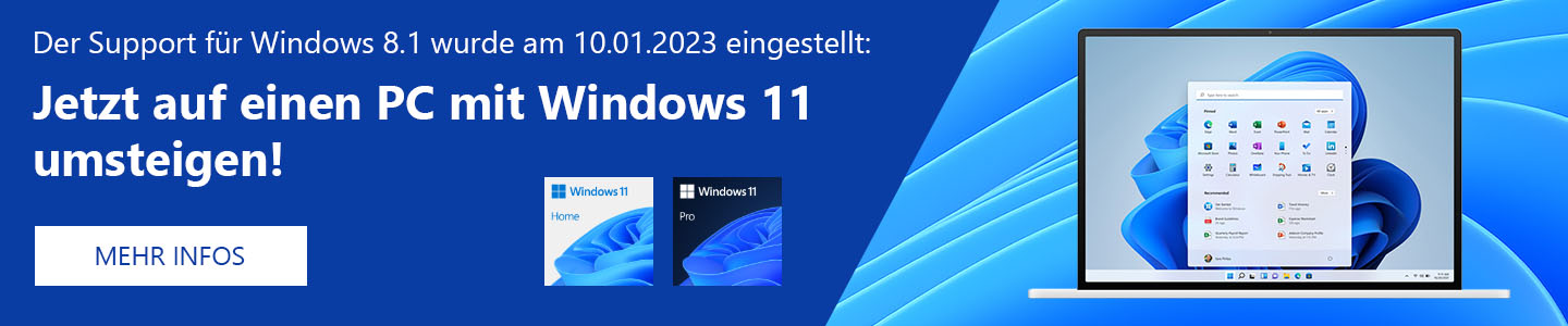 Windows 8.1 Support-Ende
